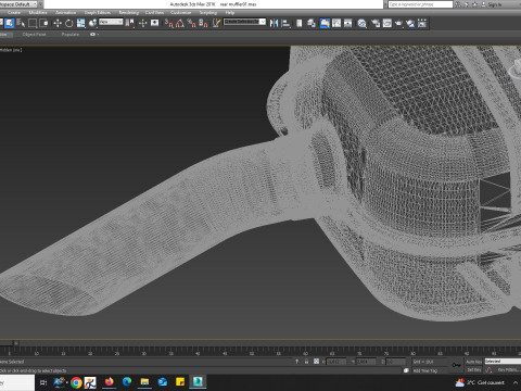 Rear muffler Modèle 3D