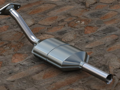 Catalytic converter Modello 3D