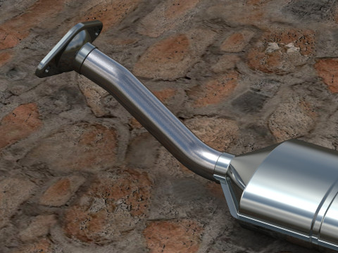 Catalytic converter 3D 模型