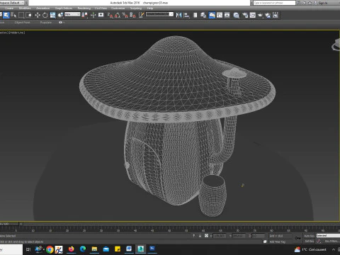 Mushroom house 3D Model