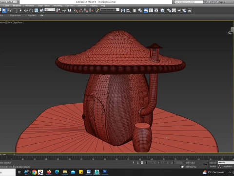 Mushroom house 3D Model