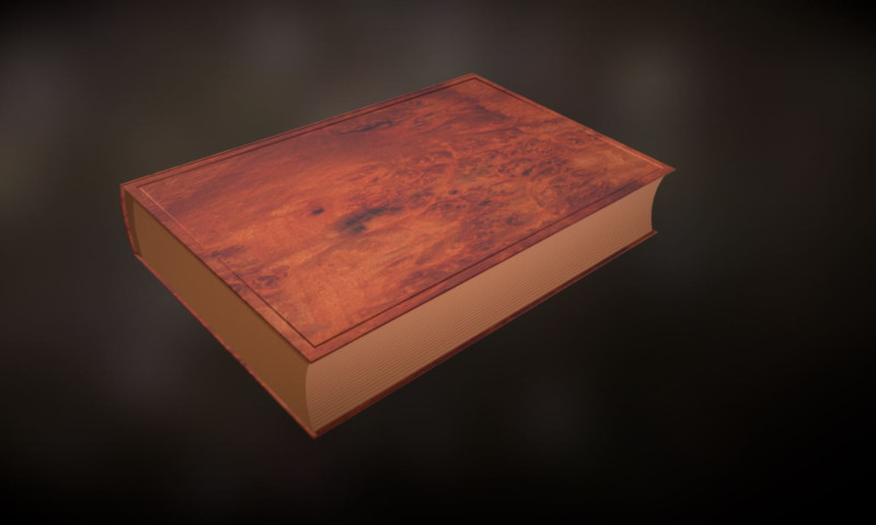 Old book Modelo 3D .c4d .max .obj .3ds .fbx .stl .blend 
