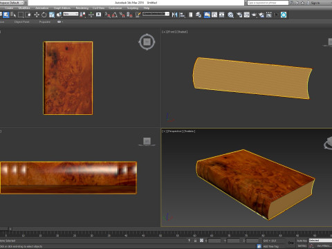 Old book Modelo 3D