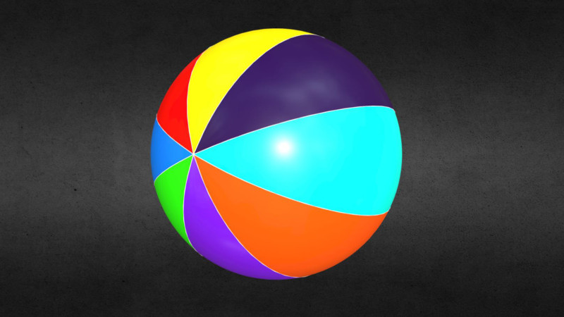 Balloon 3D Model .c4d .max .obj .3ds .fbx .stl .blend 