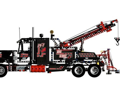 Lego tow truck 8285 3D Model