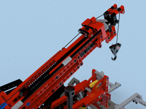 Lego tow truck 8285 3D Model