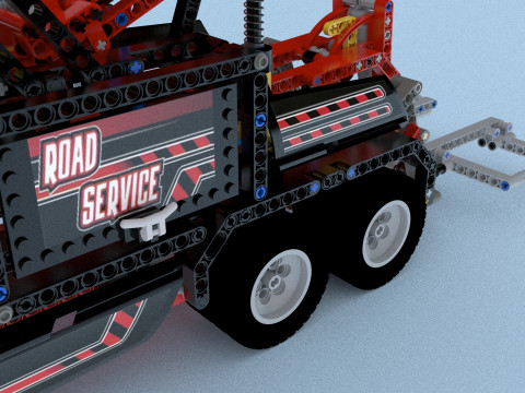 Lego tow truck 8285 3D Model