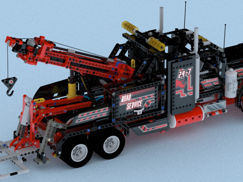 Lego tow truck 8285 3D Model