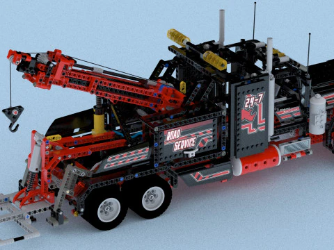 Lego tow truck 8285 3D Model