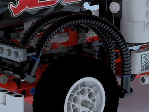 Lego tow truck 8285 3D Model