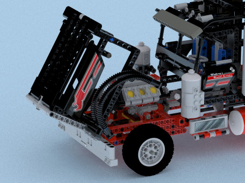 Lego tow truck 8285 3D Model