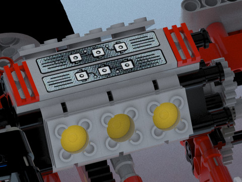 Lego tow truck 8285 3D Model