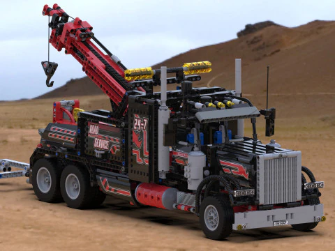 Lego tow truck 8285 3D Model
