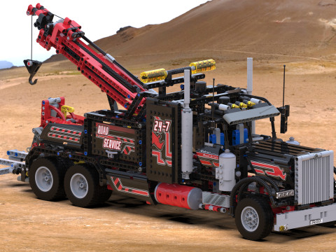 Lego tow truck 8285 3D Model