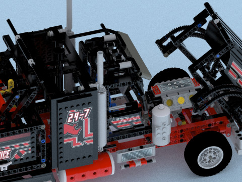 Lego tow truck 8285 3D Model