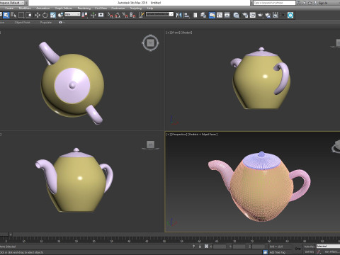 Teapot Modello 3D