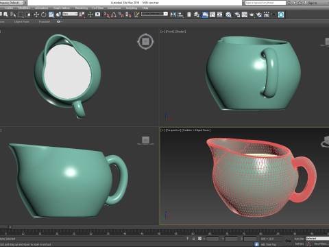 Milk can Modello 3D