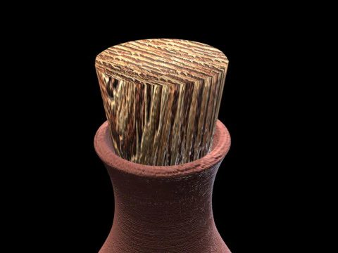 Phial of e-liquid 3D Model
