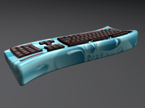 Keyboard Model 3D