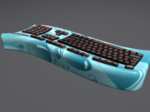 Keyboard Model 3D