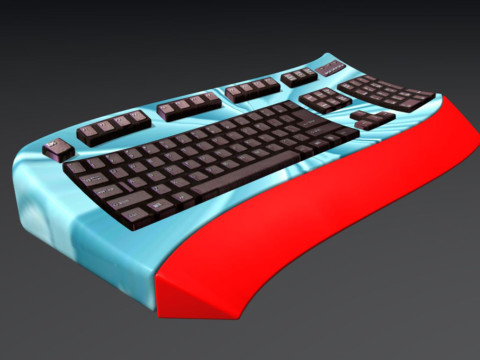 Keyboard Model 3D