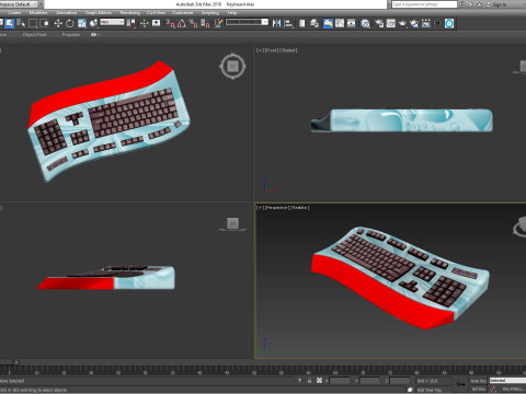 Keyboard Model 3D