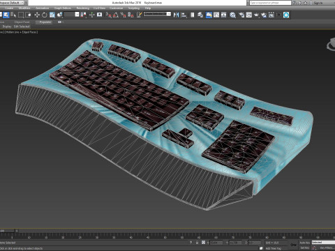 Keyboard Model 3D