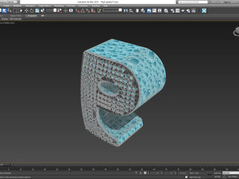 High speaker P 3D Model