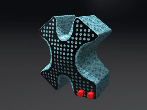 Altoparlante alto x Modello 3D