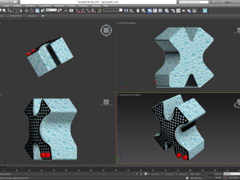 High speaker x 3D 模型