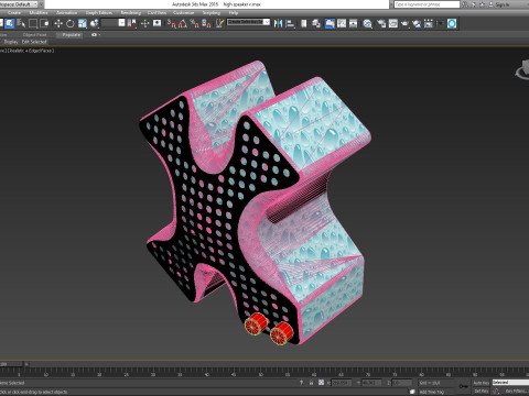 High speaker x 3D 模型
