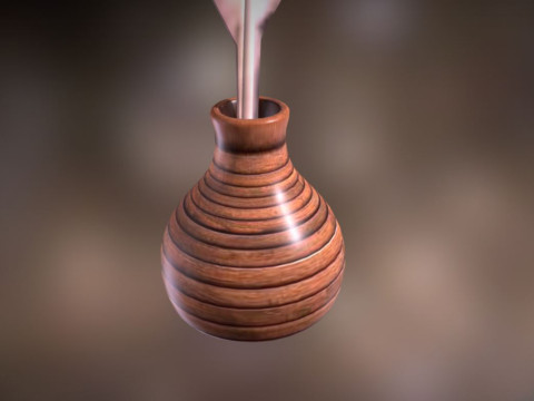 Feather and inkwell Modelo 3D