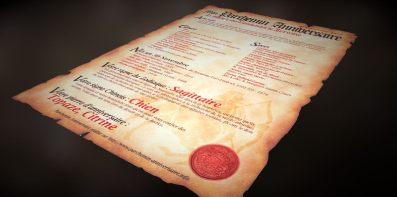 Parchment Modèle 3D .c4d .max .obj .3ds .fbx .stl .blend 