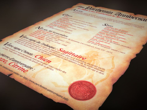 Parchment Modello 3D