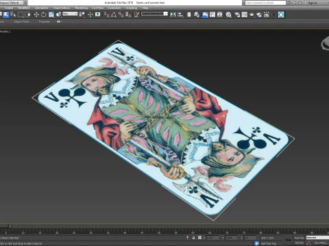 Game card servant 3D Model