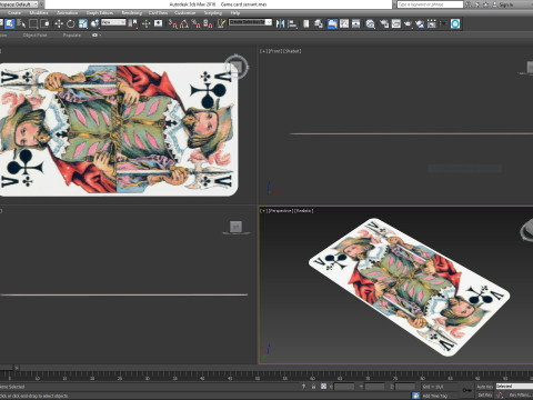 Game card servant 3D 模型
