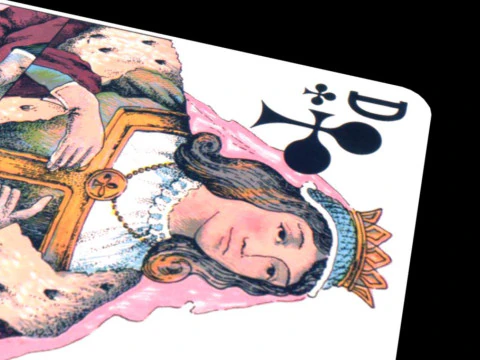 Game card queen 3D Model