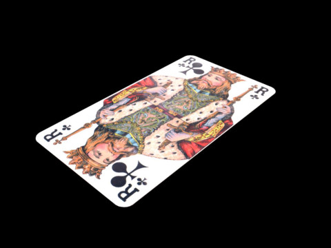 Game card king 3Dモデル