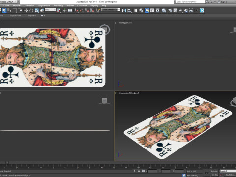 Game card king 3D Model