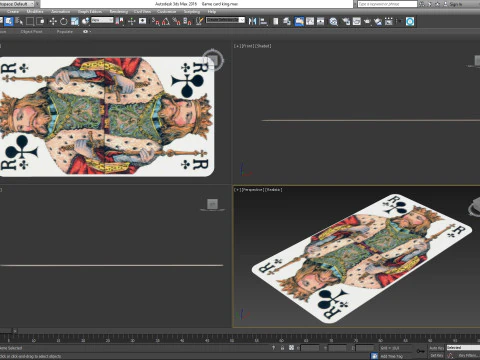 Game card king 3D Model