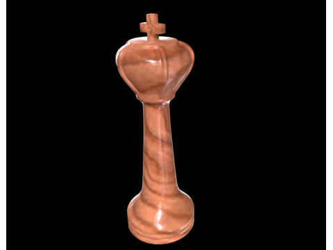 Chess piece king Modello 3D