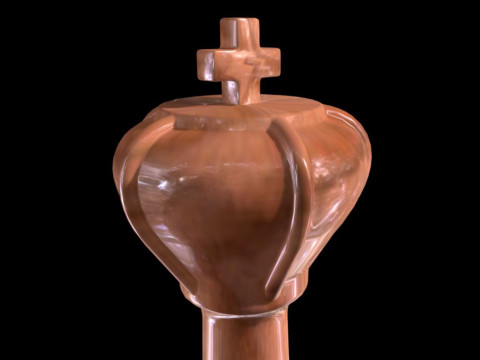 Chess piece king 3D Модель