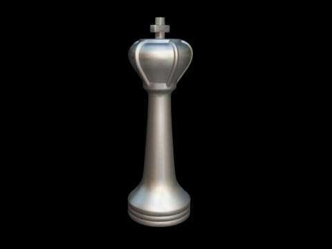Chess piece king 3D Модель