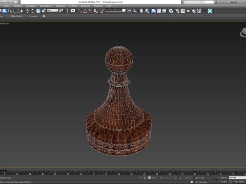 Chess piece pawn Model 3D