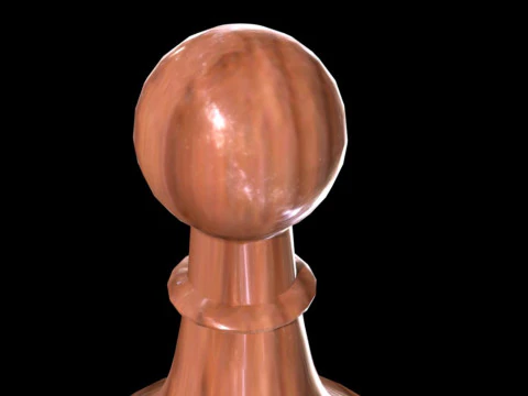 Chess piece pawn 3D Model