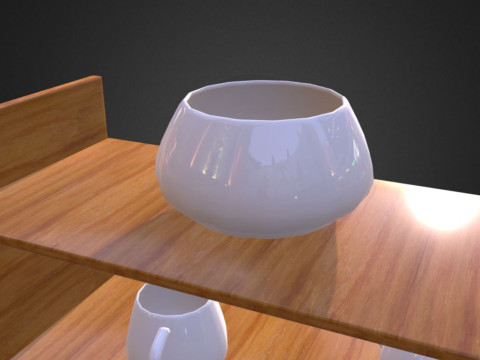 Shelf with jars 3D Model