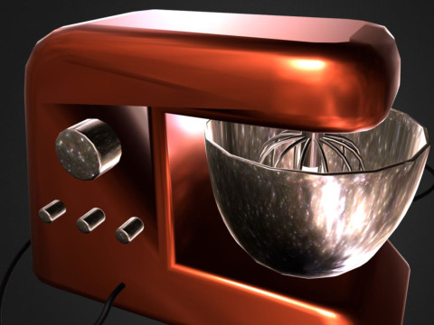 Food processor 3D 모델