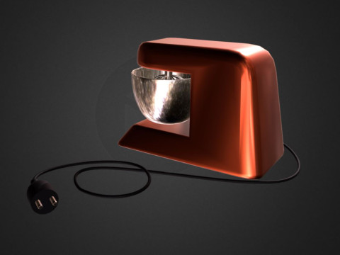 Food processor 3D 모델