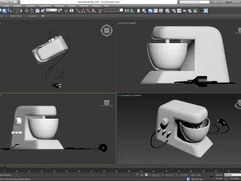 Food processor 3D Model