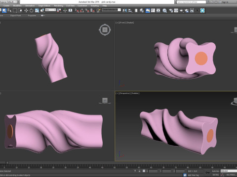Pink candy Modello 3D